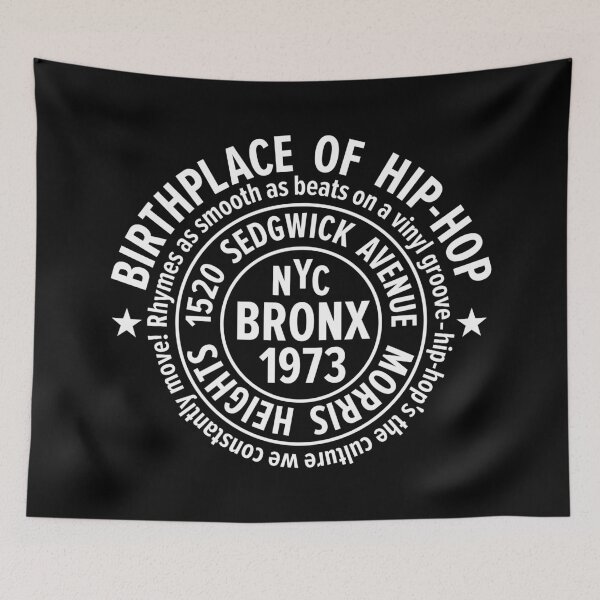 Item preview, Bronx Hip-Hop - Celebrating 50 Years of Rhymes and Rhythms designed and sold by Boogosh.