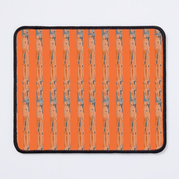 Item preview, Watercolor Tree Trunks: Pink and Blue Striped Bark on Orange designed and sold by ara-designs.