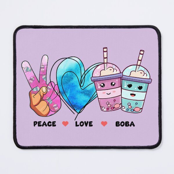Item preview, Peace, Love, Boba: Sipping Serenity in Every Sip designed and sold by QuadMacDesigns.