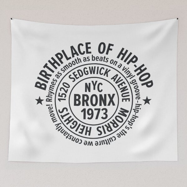 Item preview, Bronx Hip-Hop - Celebrating 50 Years of Rhymes and Rhythms designed and sold by Boogosh.