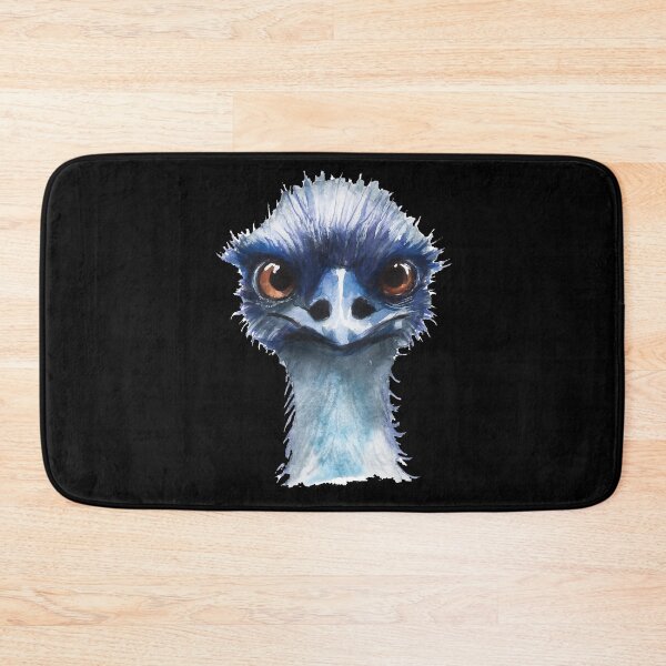 Item preview, Emu bird watercolour painting designed and sold by Funsize-Art.