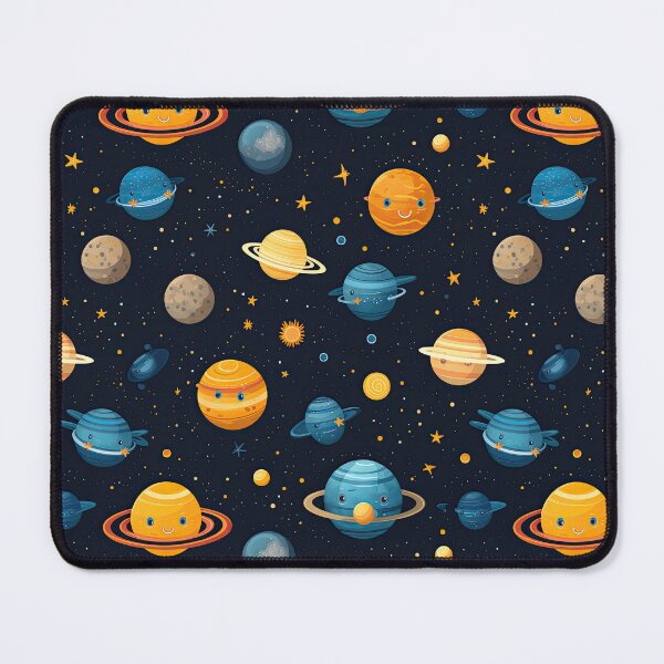 Item preview, cute solar system seamless designed and sold by NatthyDesign.