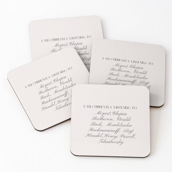 Item preview, I am currently listening to bach, chopin, mozart, ...  designed and sold by Athenasgirl.
