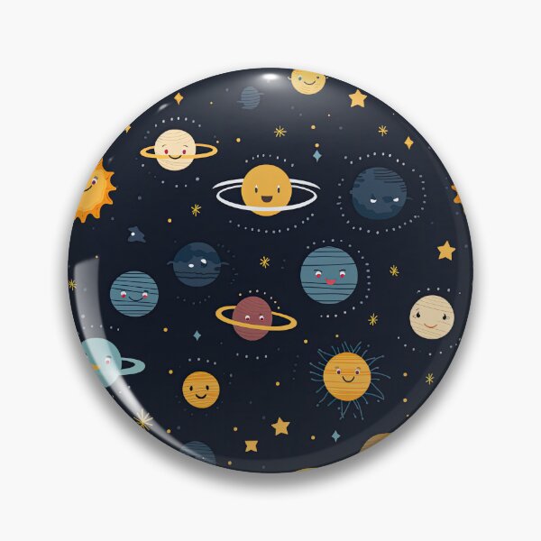 Item preview, cute solar system seamless designed and sold by NatthyDesign.
