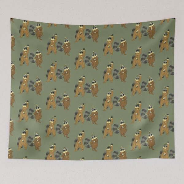 Item preview, George Cloony Dancing Raccoons designed and sold by Giro-0c0.