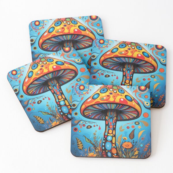 Item preview, Mushroom forest art designed and sold by ZenStickConcept.