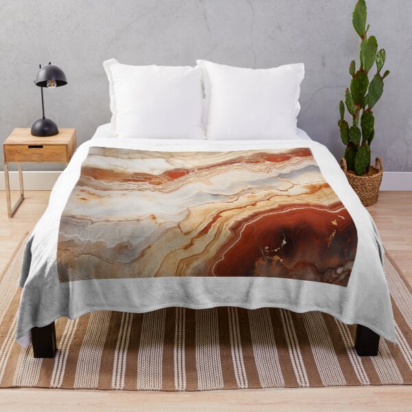Item preview, Multicolor caramel marble pattern designed and sold by SmileshareShop.
