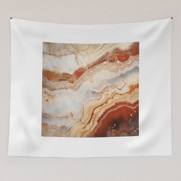 Item preview, Multicolor caramel marble pattern designed and sold by SmileshareShop.