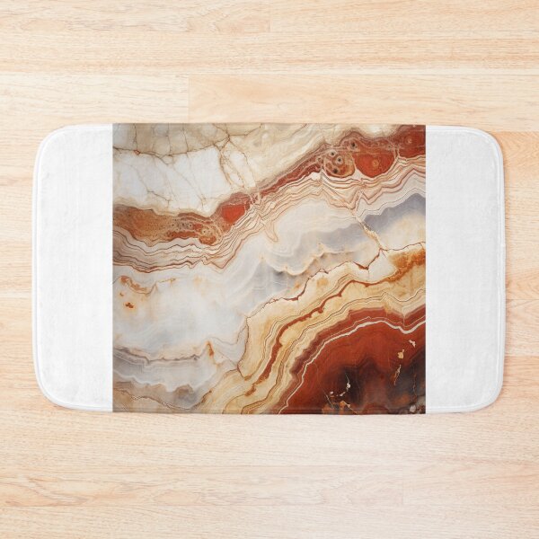 Item preview, Multicolor caramel marble pattern designed and sold by SmileshareShop.
