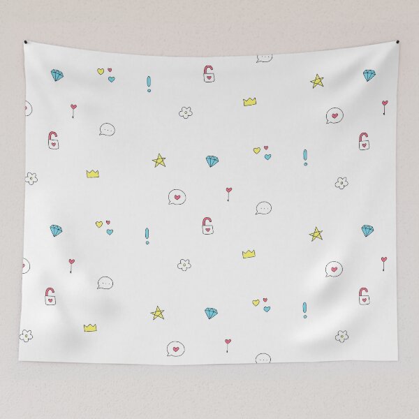Item preview, Cute pastel doodles for bullet journal or planner designed and sold by wonderxwander.