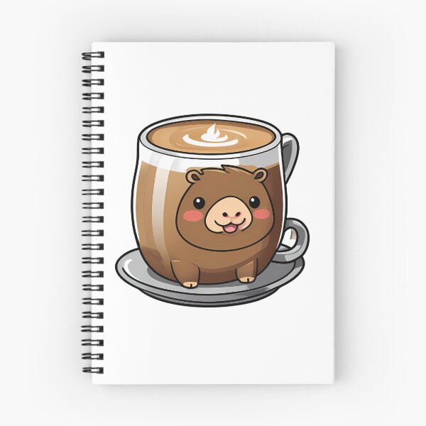 Item preview, Capyccino Bliss: Caffeine and Capybaras designed and sold by Mechanical-Artt.