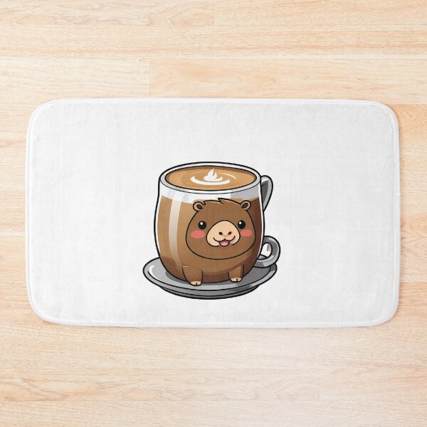 Item preview, Capyccino Bliss: Caffeine and Capybaras designed and sold by Mechanical-Artt.