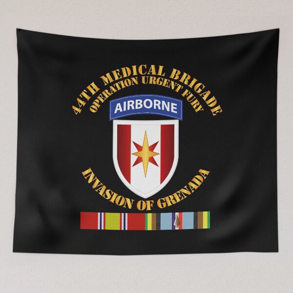 Item preview, Army - Grenada - 44th Med Bde Operation Urgent Fury w Svc Ribbons designed and sold by Military Insignia Products.