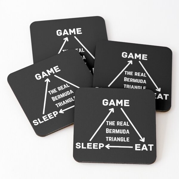 Item preview, eat sleep game repeat designed and sold by harshini2art.
