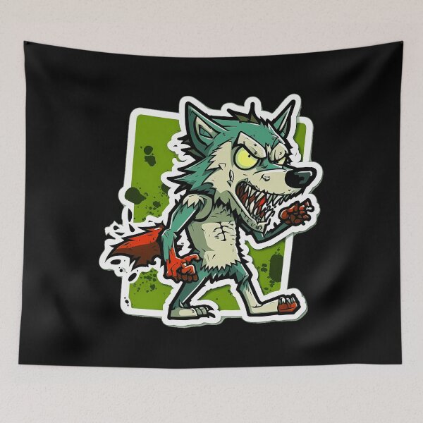 Item preview, Zombie Wolf  17	 designed and sold by pkaqgiho65.