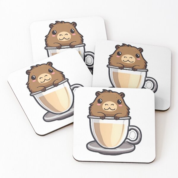 Item preview, Capyccino Art: Coffee & Capybaras designed and sold by Mechanical-Artt.