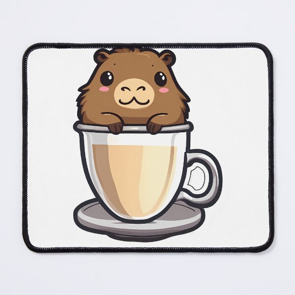 Item preview, Capyccino Art: Coffee & Capybaras designed and sold by Mechanical-Artt.