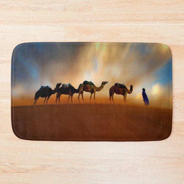 Item preview, ANIMALS #108 - Camel Train on Windy Sandy Dune designed and sold by DEL-Productions.
