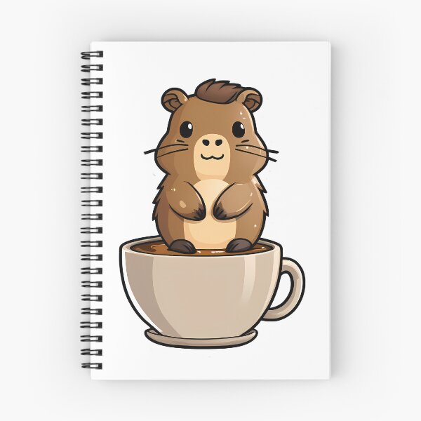 Item preview, Capybara Cafe: Sip the Joy designed and sold by Mechanical-Artt.