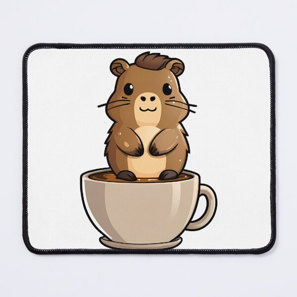 Item preview, Capybara Cafe: Sip the Joy designed and sold by Mechanical-Artt.