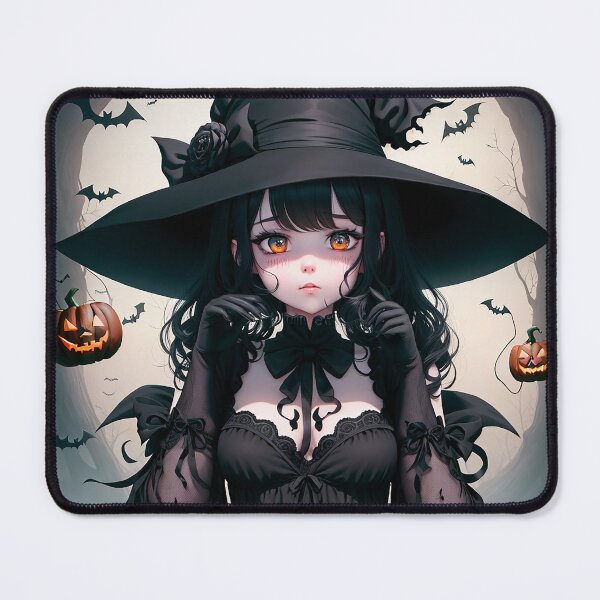 Item preview, Kawaii witch with bats and pumpkins designed and sold by Schedel.