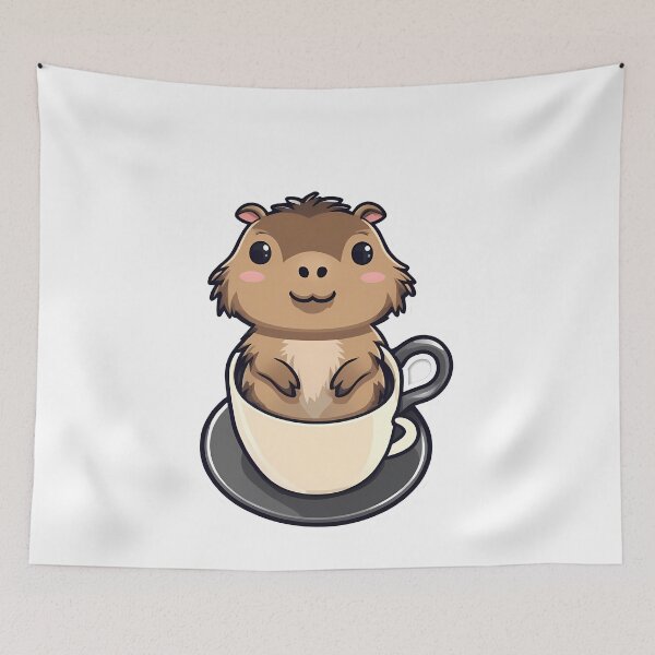 Item preview, Savor the Flavor of Capyccino designed and sold by Mechanical-Artt.