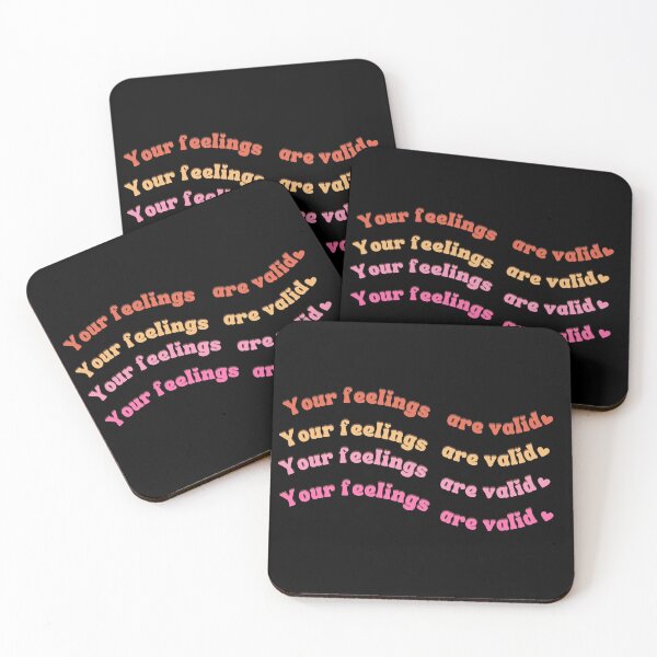 Item preview, Your Feelings are valid ~ Mental health colorful design designed and sold by Sonipova.