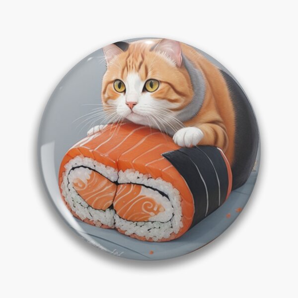 Item preview, A Cat love Sushi Cat lover sushi addict designed and sold by Nippitchaya.
