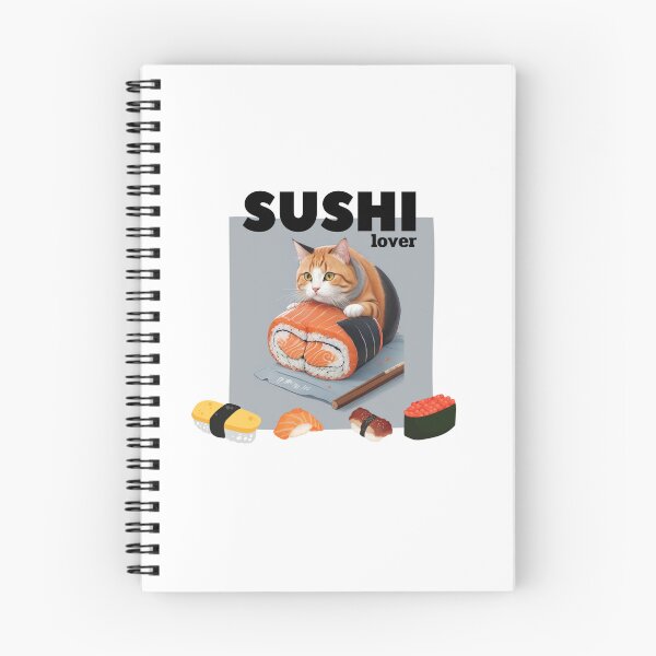 Item preview, A Cat love Sushi Cat lover sushi addict designed and sold by Nippitchaya.