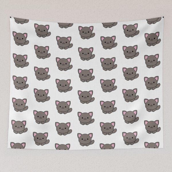 Item preview, Grey Cat designed and sold by SideQuestDoodles.