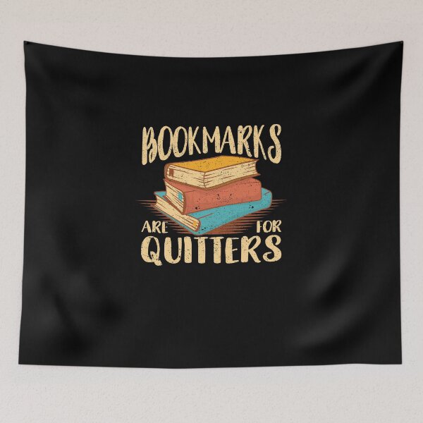 Item preview, Bookmarks are funny for Quitter's book lover designed and sold by Yanyo.