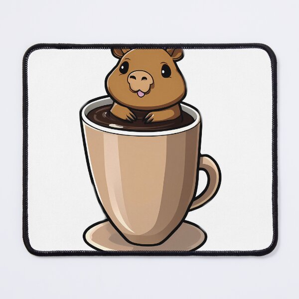 Item preview, Capybara Caffeine Magic designed and sold by Mechanical-Artt.