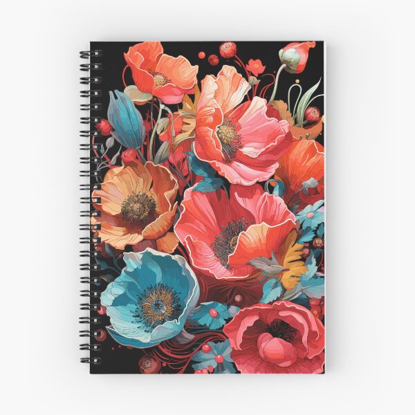 Item preview, Harmony of Poppy Flowers designed and sold by TheFrenchVegan.