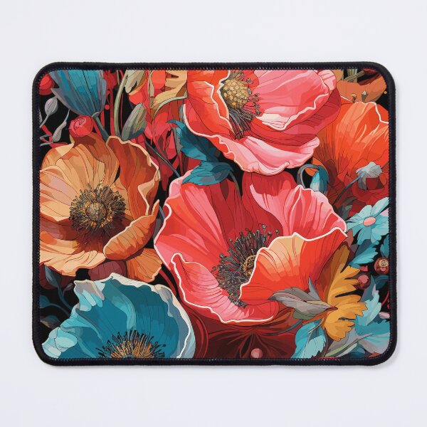 Item preview, Harmony of Poppy Flowers designed and sold by TheFrenchVegan.