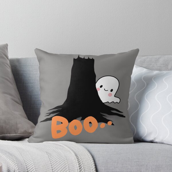 Item preview, ghost hiding behind a tree designed and sold by misslizzyspin.