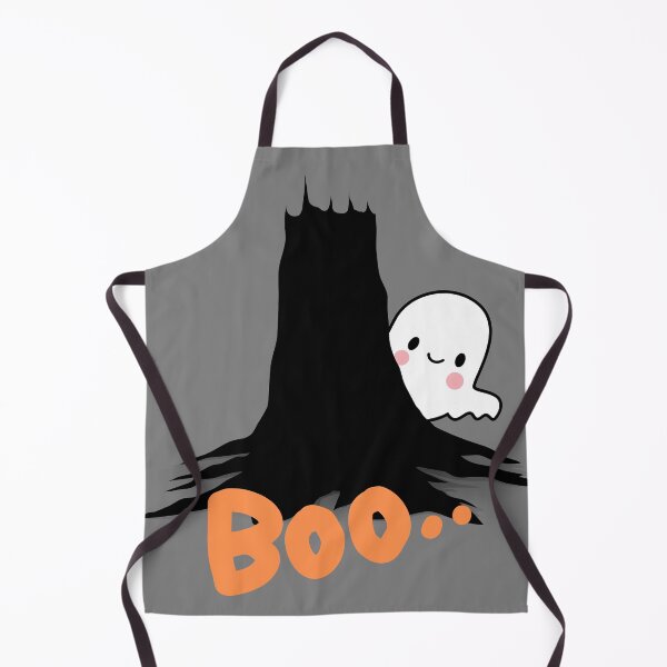 Item preview, ghost hiding behind a tree designed and sold by misslizzyspin.