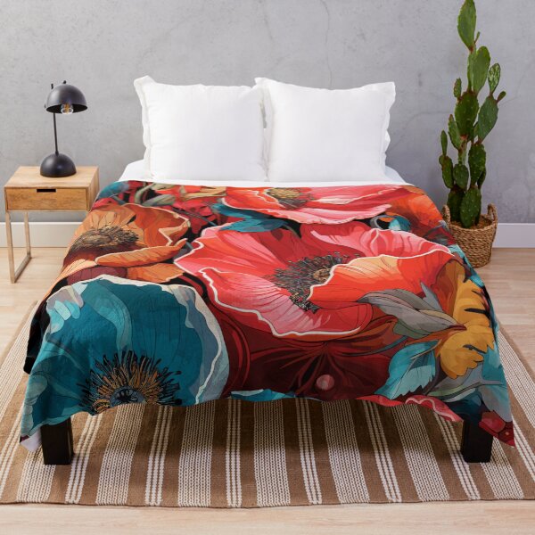 Item preview, Harmony of Poppy Flowers designed and sold by TheFrenchVegan.