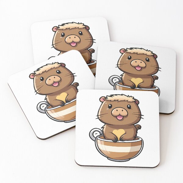 Item preview, Sip, Savor, and Smile with Capyccino designed and sold by Mechanical-Artt.