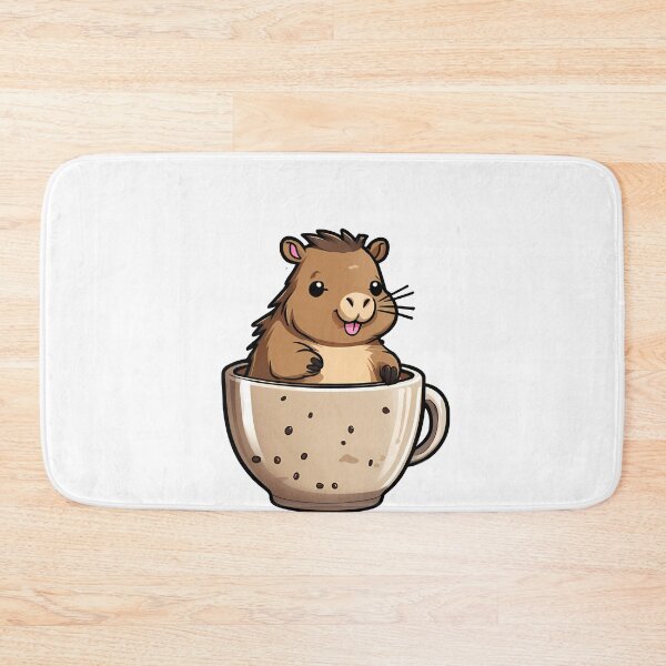 Item preview, Capyccino Love: Coffee & Capybaras designed and sold by Mechanical-Artt.