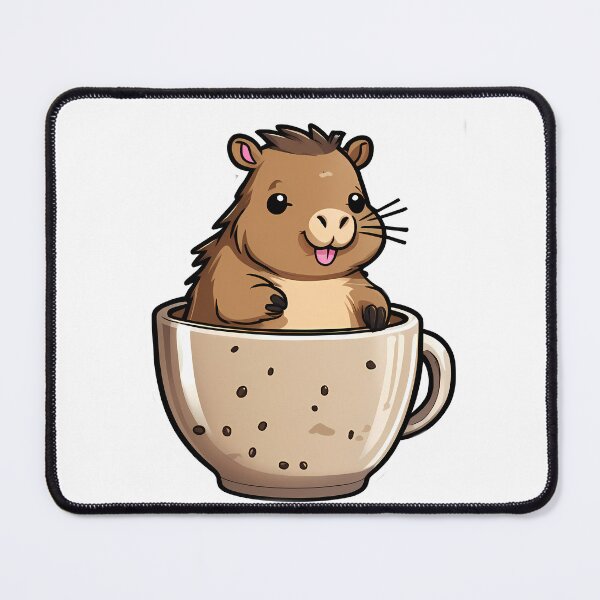 Item preview, Capyccino Love: Coffee & Capybaras designed and sold by Mechanical-Artt.