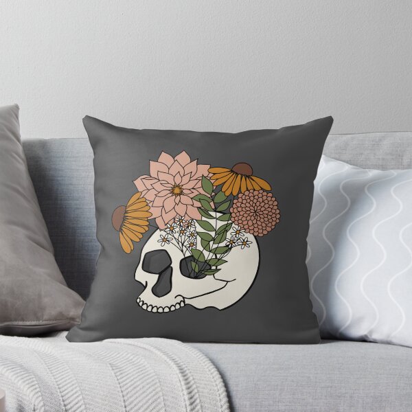 Item preview, Floral Skull designed and sold by littlescooter.