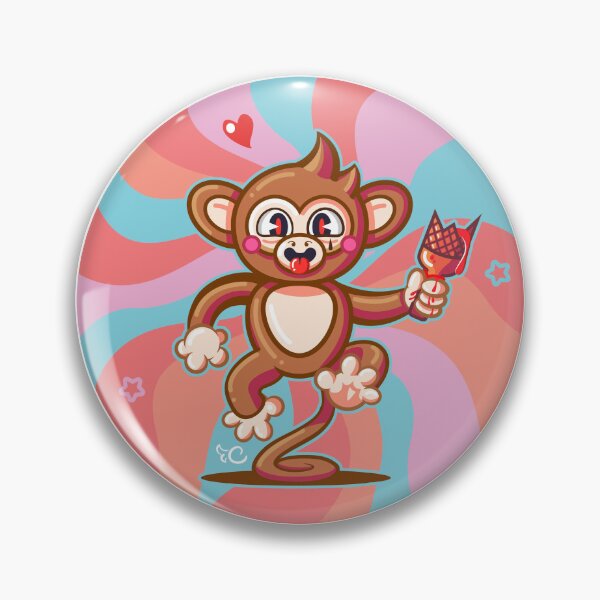 Item preview, trippy drippy - Evil Monkey with a bottle designed and sold by Cocobot.