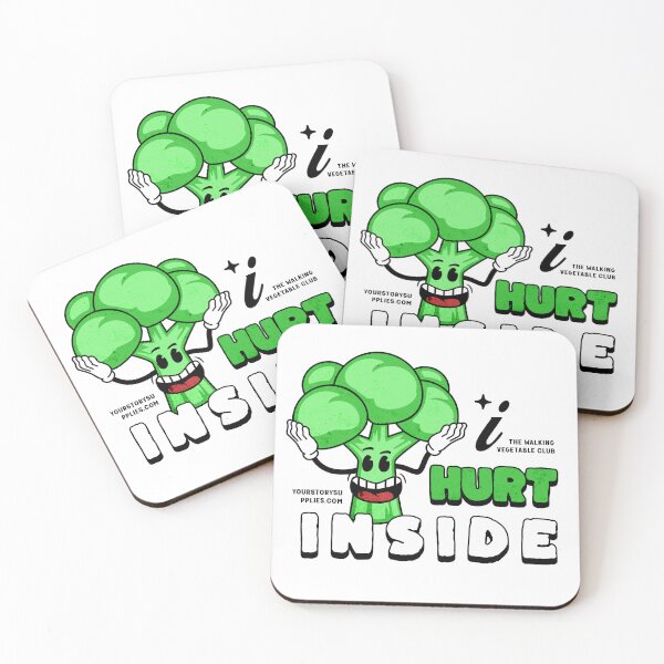 Item preview, I hurt inside, walking vegetable club designed and sold by YourStoryStudio.