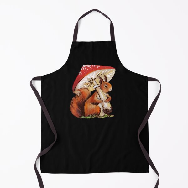 Item preview, red squirrel with muchroom designed and sold by Arctia.