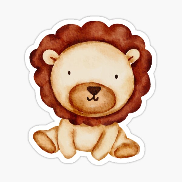 baby Lion Sticker