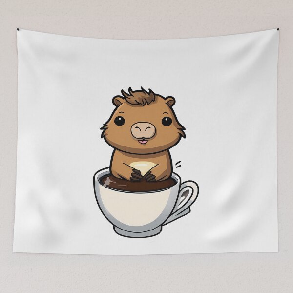 Item preview, Capybara Coffee Cozy designed and sold by Mechanical-Artt.