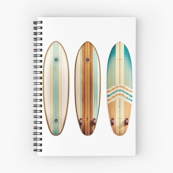 Item preview, Collection of vintage wooden longboard surfboards designed and sold by MiraCleAI.