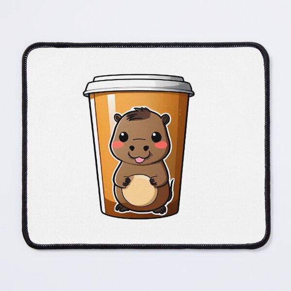 Item preview, Capybara Coffee Bliss designed and sold by Mechanical-Artt.