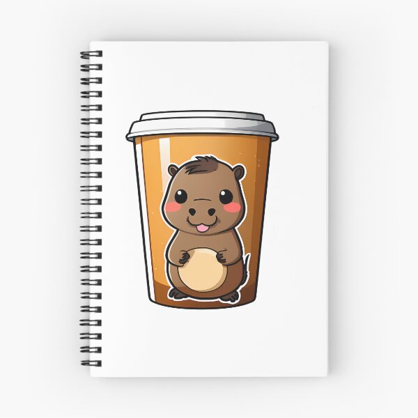 Item preview, Capybara Coffee Bliss designed and sold by Mechanical-Artt.
