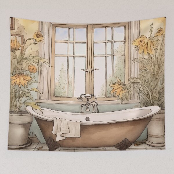 Item preview, Beauty Bath I designed and sold by Sasha Art Gallery.